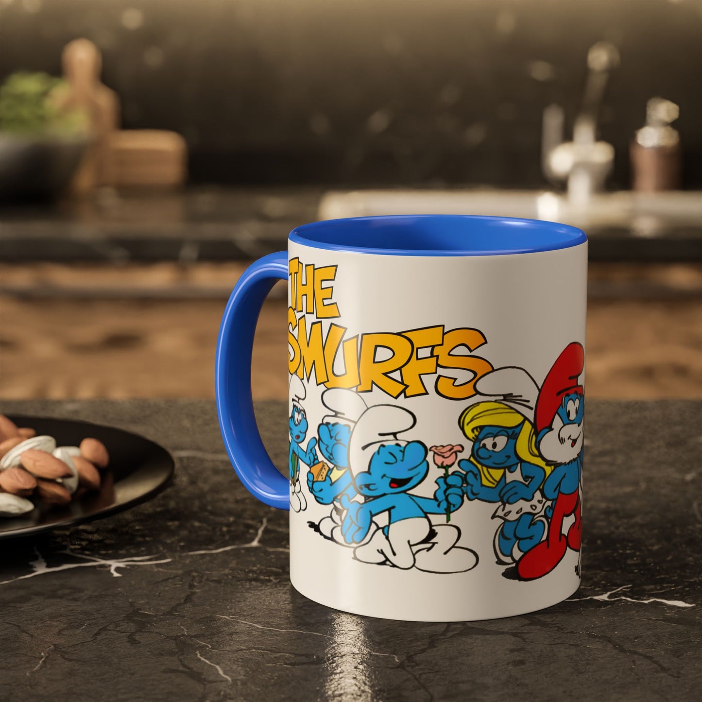 Smurfs-Inspired Colorful Coffee Mug, 11oz / 15oz