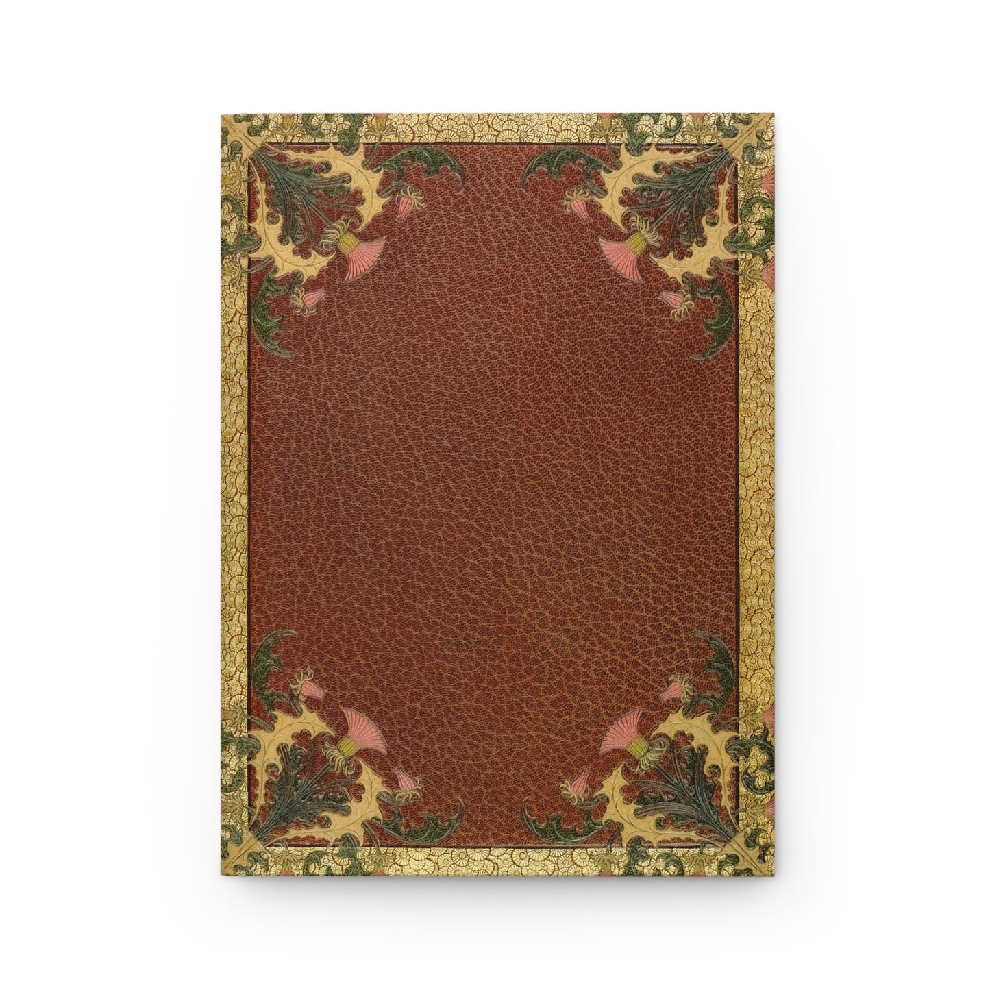 Vintage Thistle Hardcover Journal