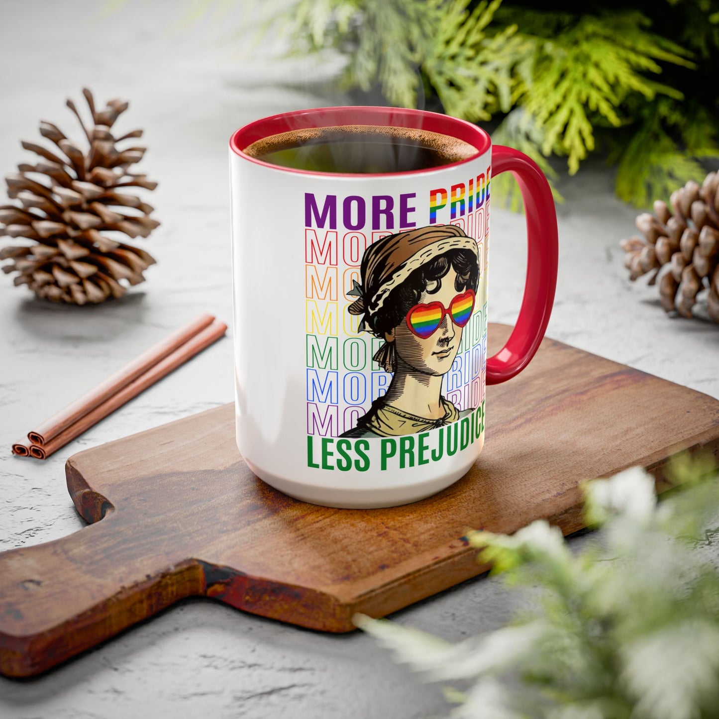 Jane Austen LGBTQ+ Ceramic Mug