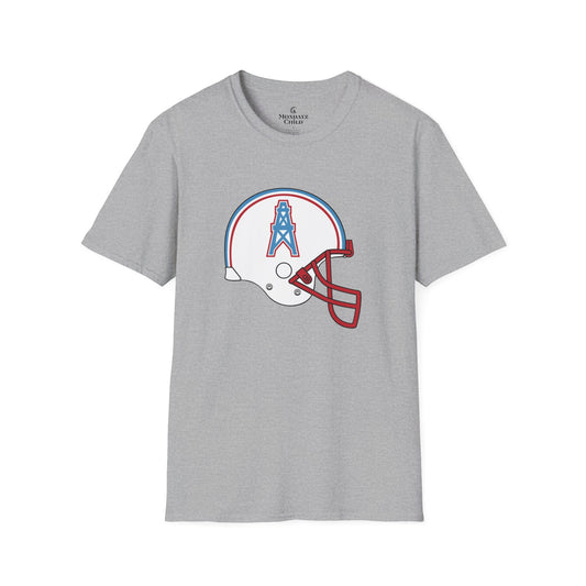 Unisex Tee - Houston Oilers Retro Helmet