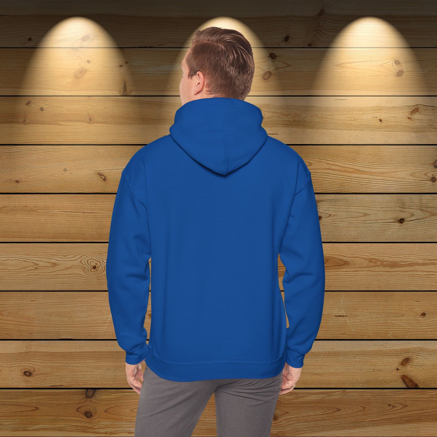 Fallout Distressed Vault-Tec Royal Blue Unisex Hoodie | up to Plus Size 5X