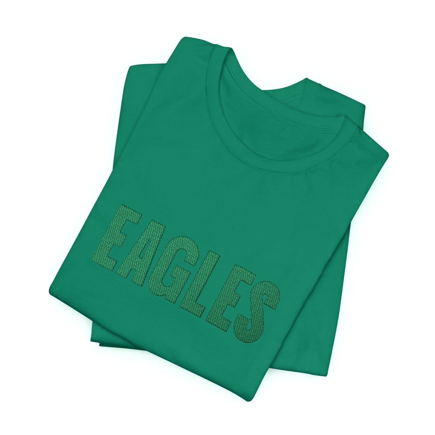 Eagles Green Tone-on-Tone Embroidered Tee