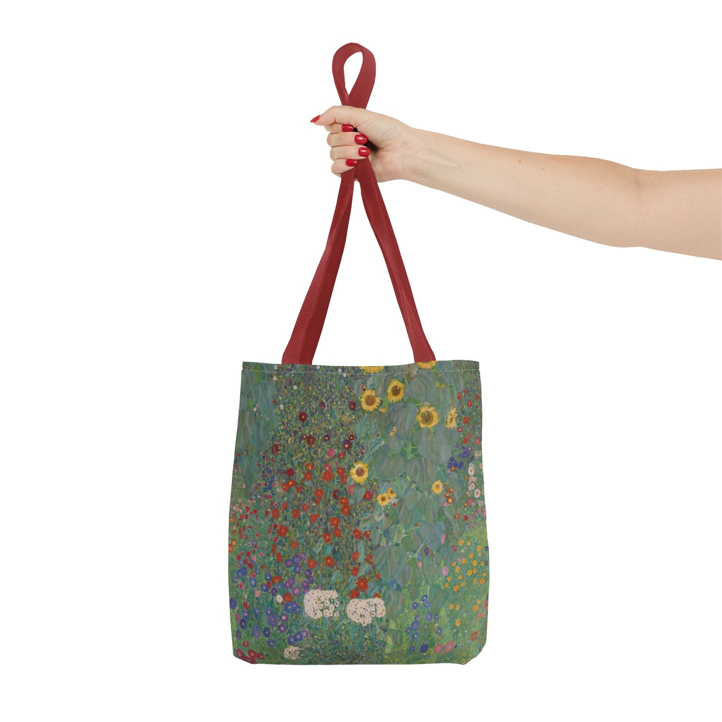 Klimt’s “Farm Garden with Sunflowers” Tote Bag