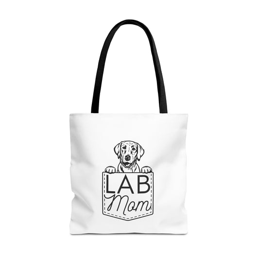 Lab Mom Tote Bag