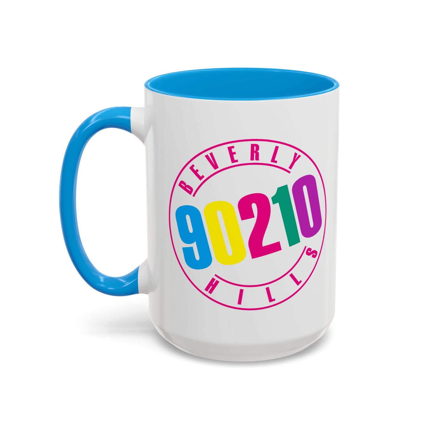 90210 Colorful Accent Mug (11oz & 15oz)