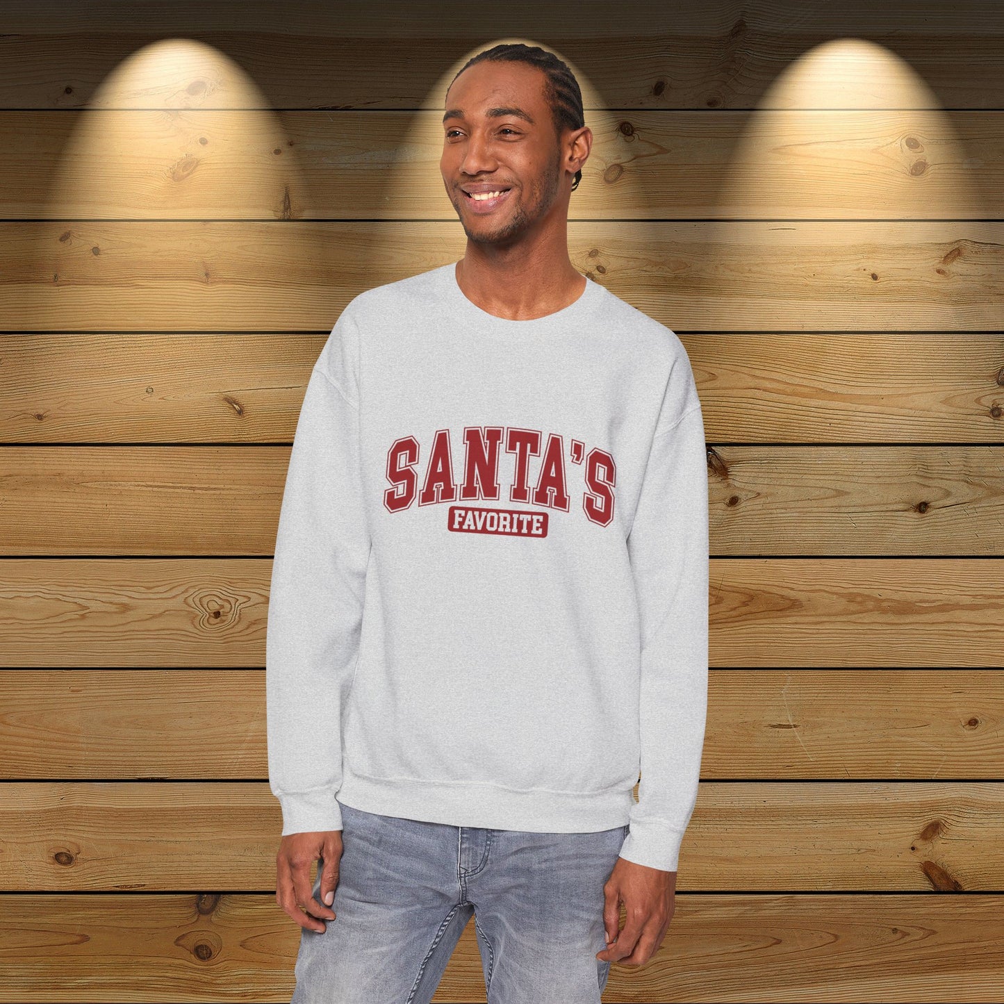 Christmas Unisex Sweatshirt: ‘Santa’s Favorite’