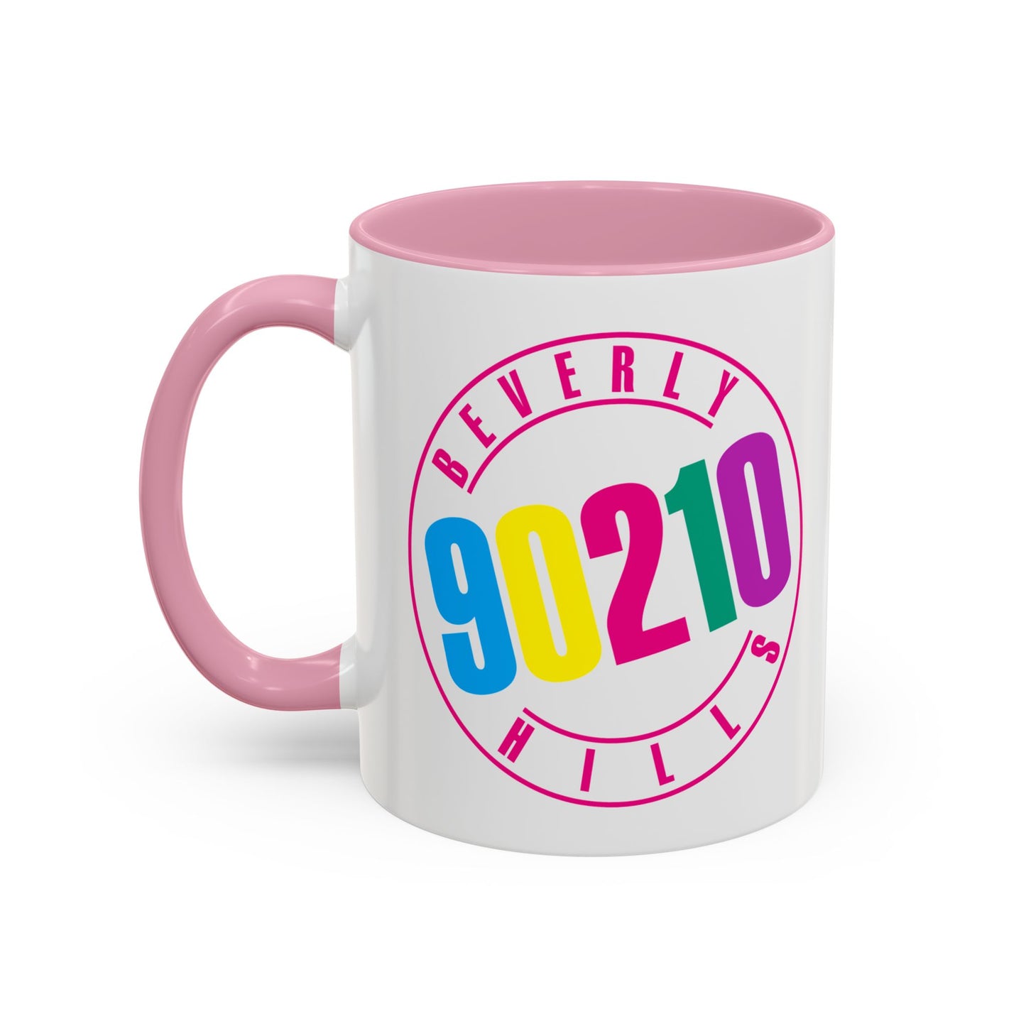 90210 Colorful Accent Mug (11oz & 15oz)