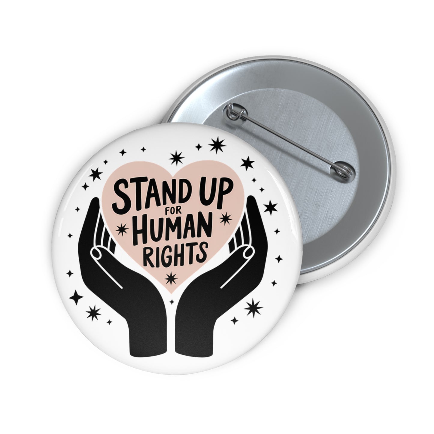 HUMAN RIGHTS Statement Pin