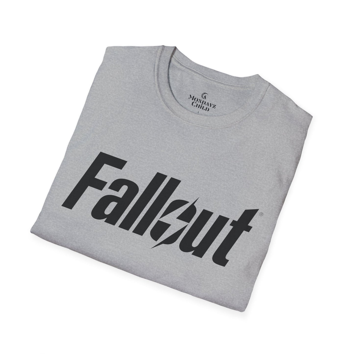 Fallout Logo Unisex T-Shirt - Navy or Heather Gray