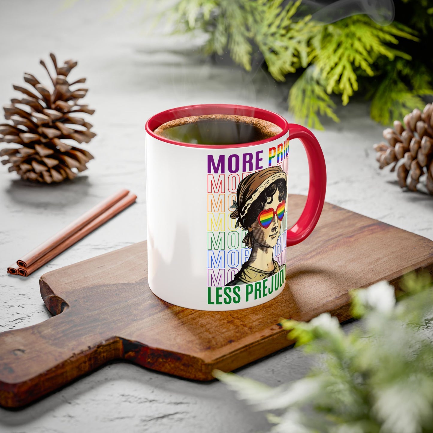Jane Austen LGBTQ+ Ceramic Mug