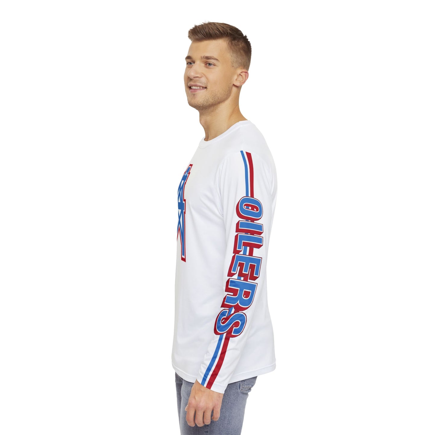 Houston Oilers Mens Long Sleeve Tee