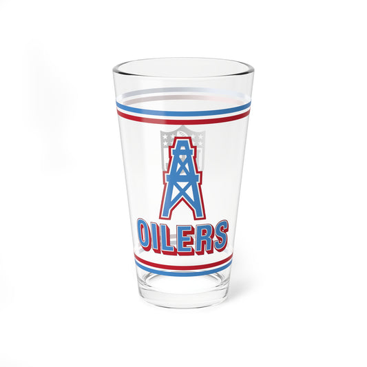 Houston Oilers - Retro Oil Derrick - Pint Glass, 16oz