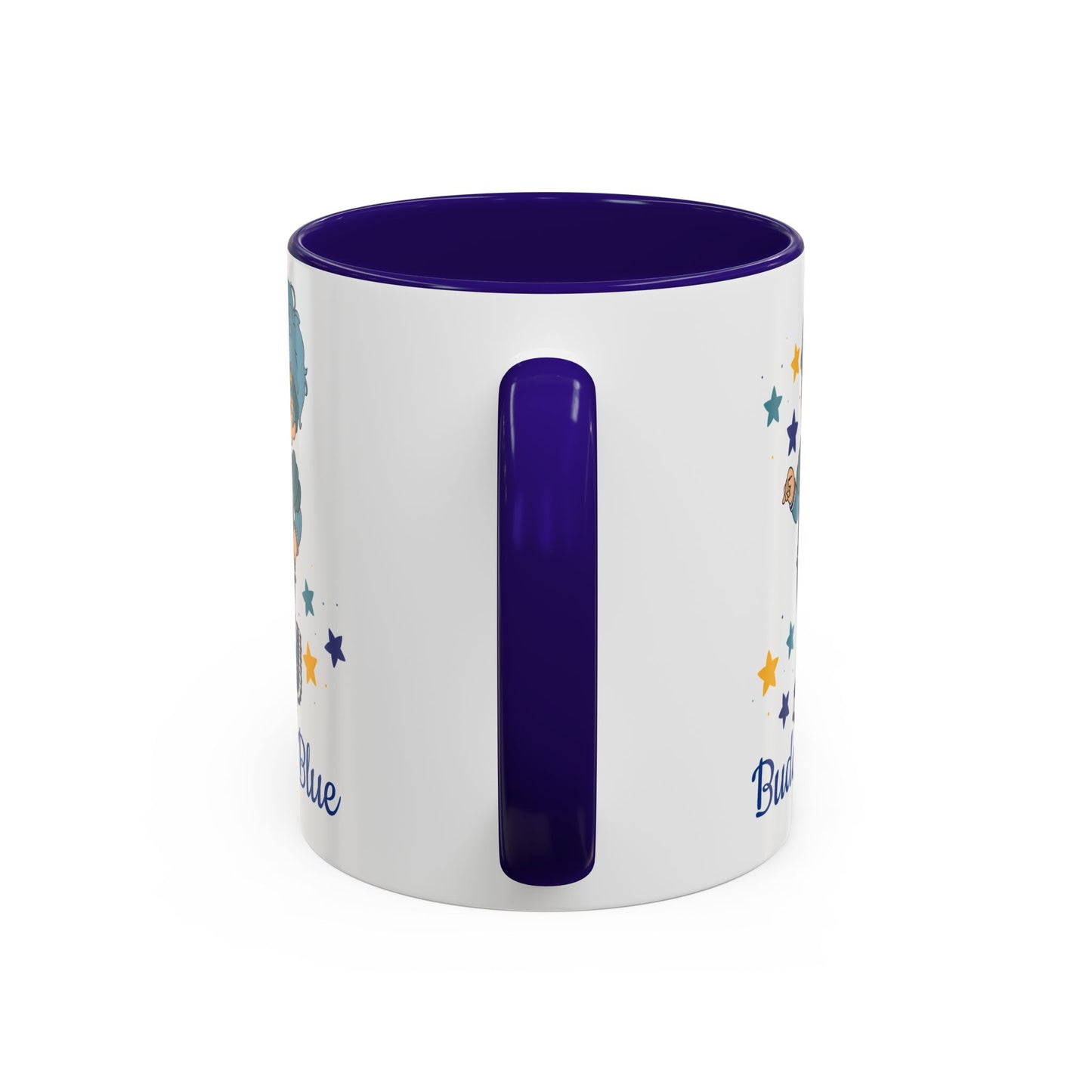 Rainbow Brite Color Kids Ceramic Mug - Buddy Blue, 11oz/15oz