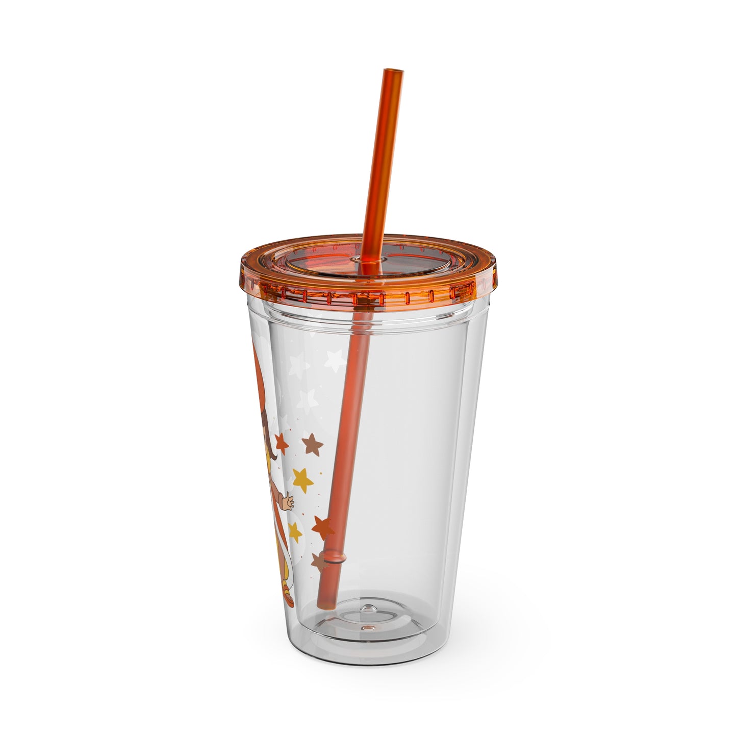 Rainbow Brite 16oz Acrylic Tumbler featuring Lala Orange