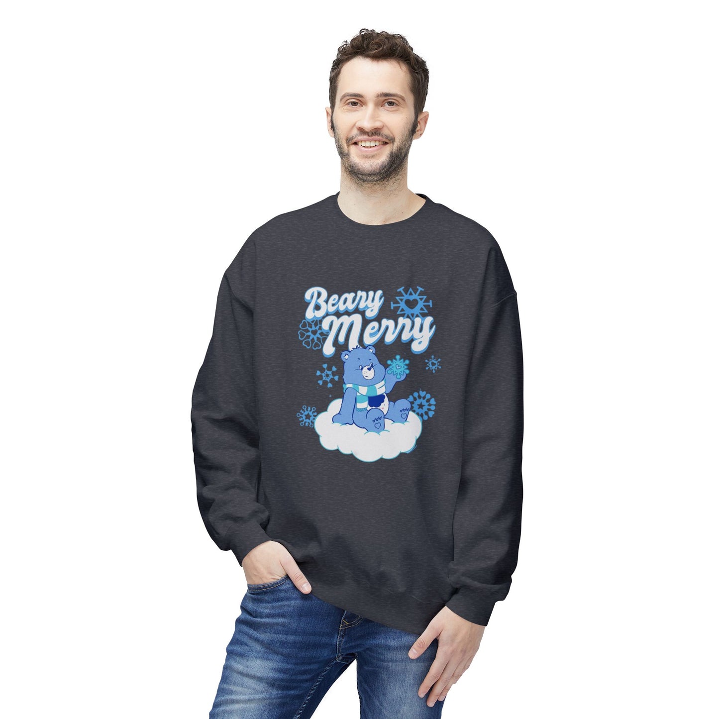 Care Bears ‘Beary Merry’ Christmas Sweatshirt — Nostalgic 80s Holiday Crewneck