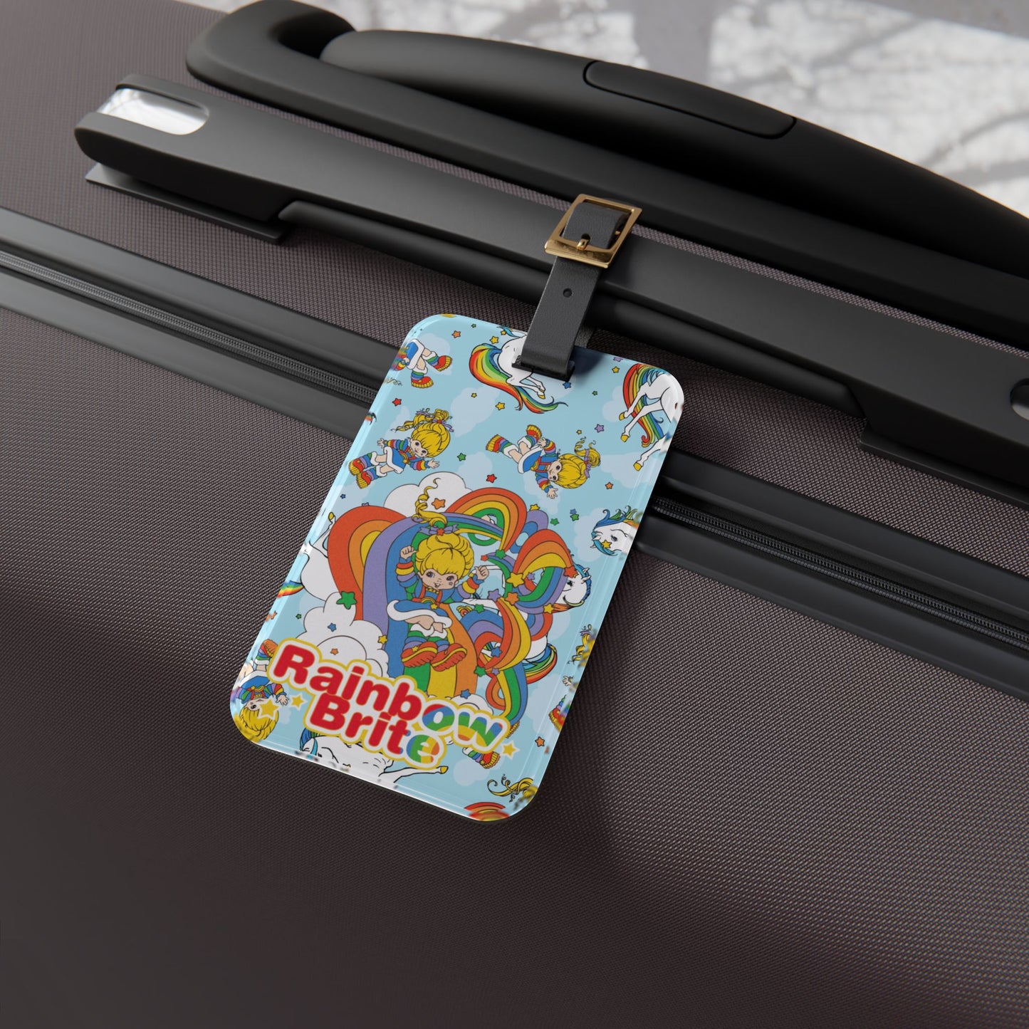 Rainbow Brite Logo Luggage Tag