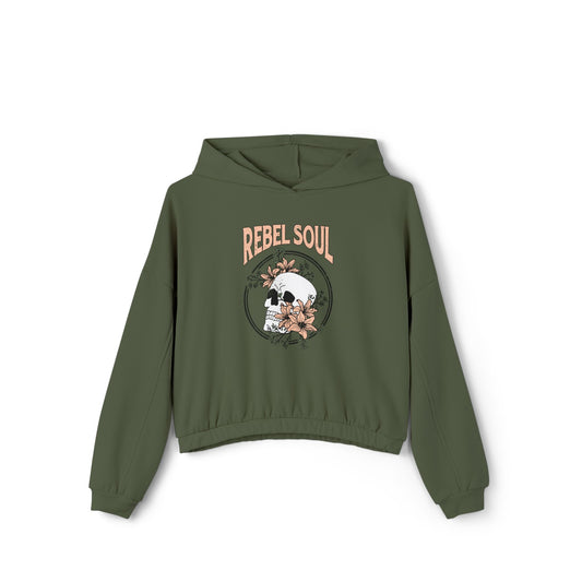 Rebel Soul Cropped Hoodie
