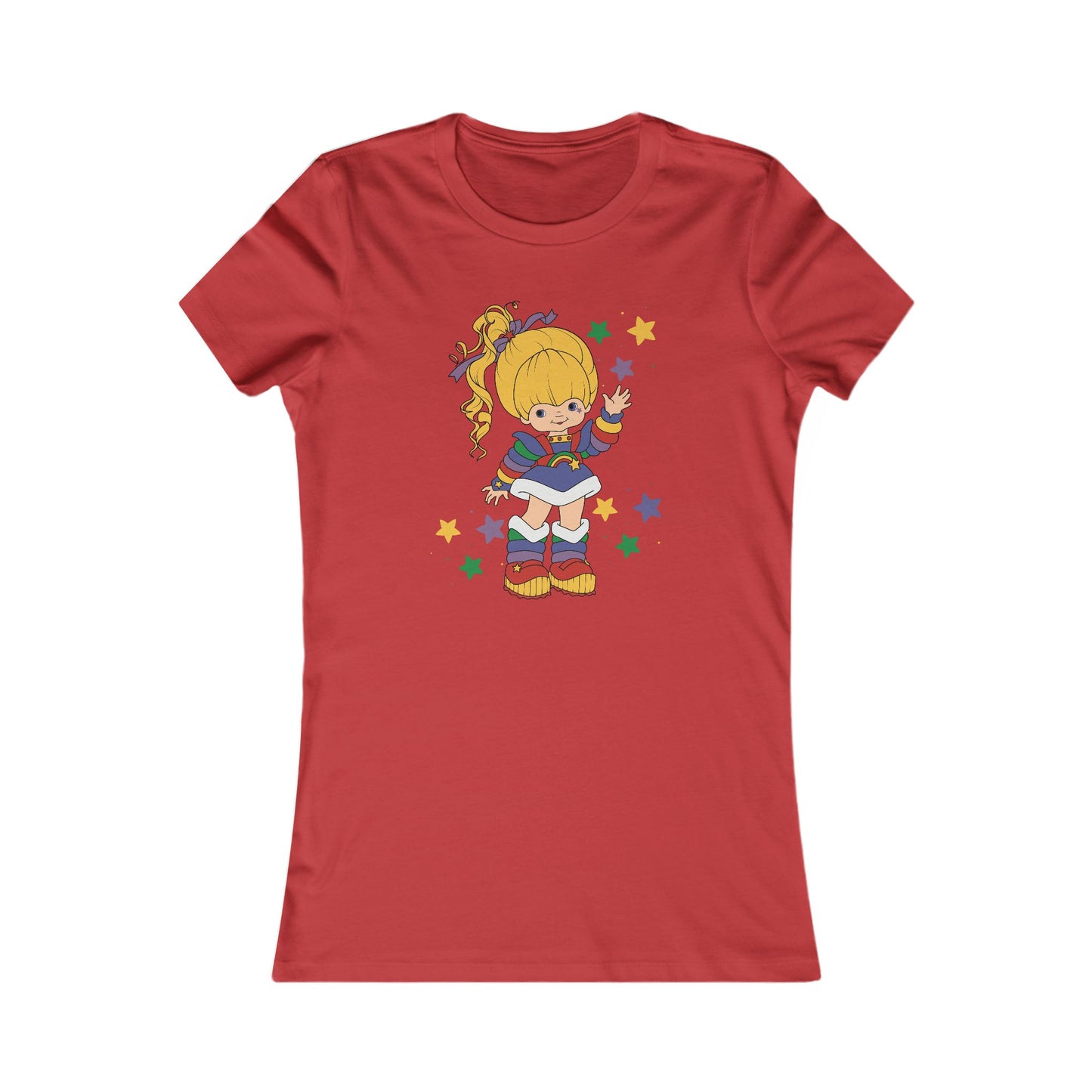Rainbow Brite Women's Slim Fit Favorite Tee