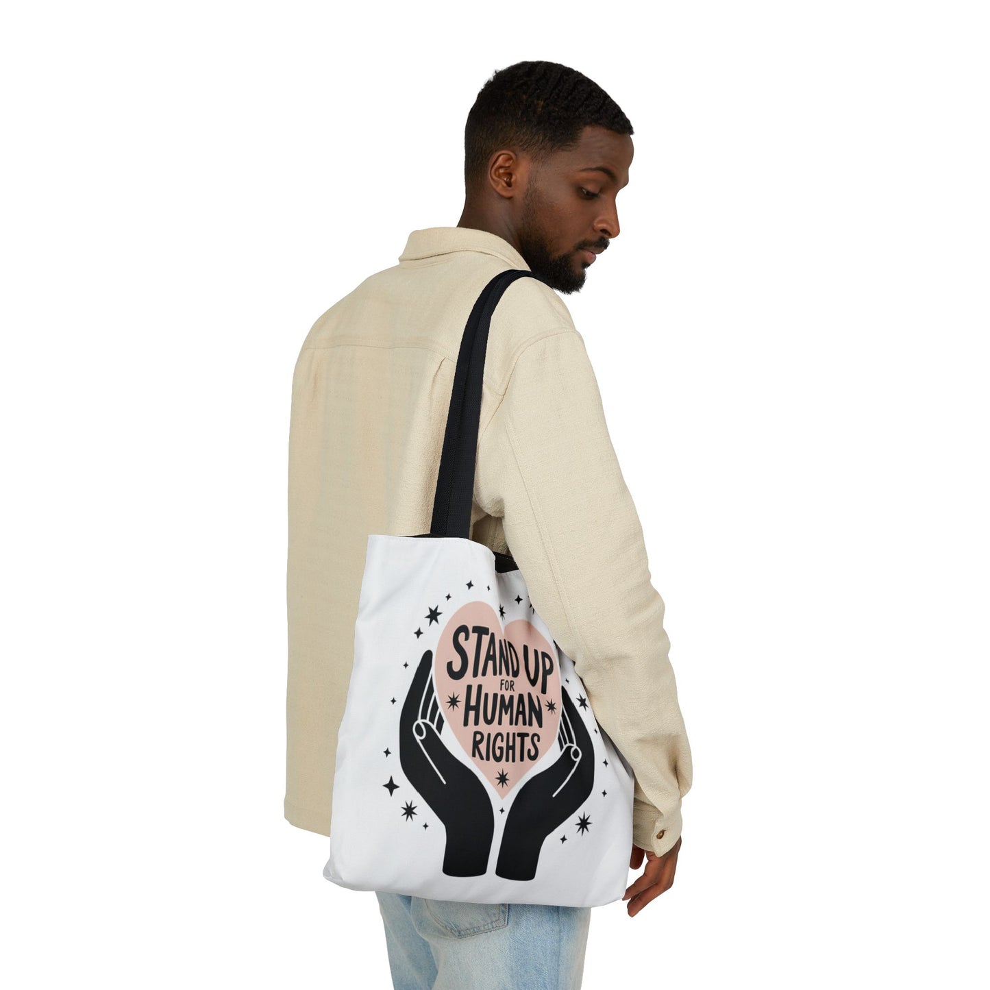 Human Rights Eco-Friendly Canvas Tote, 3 sizes