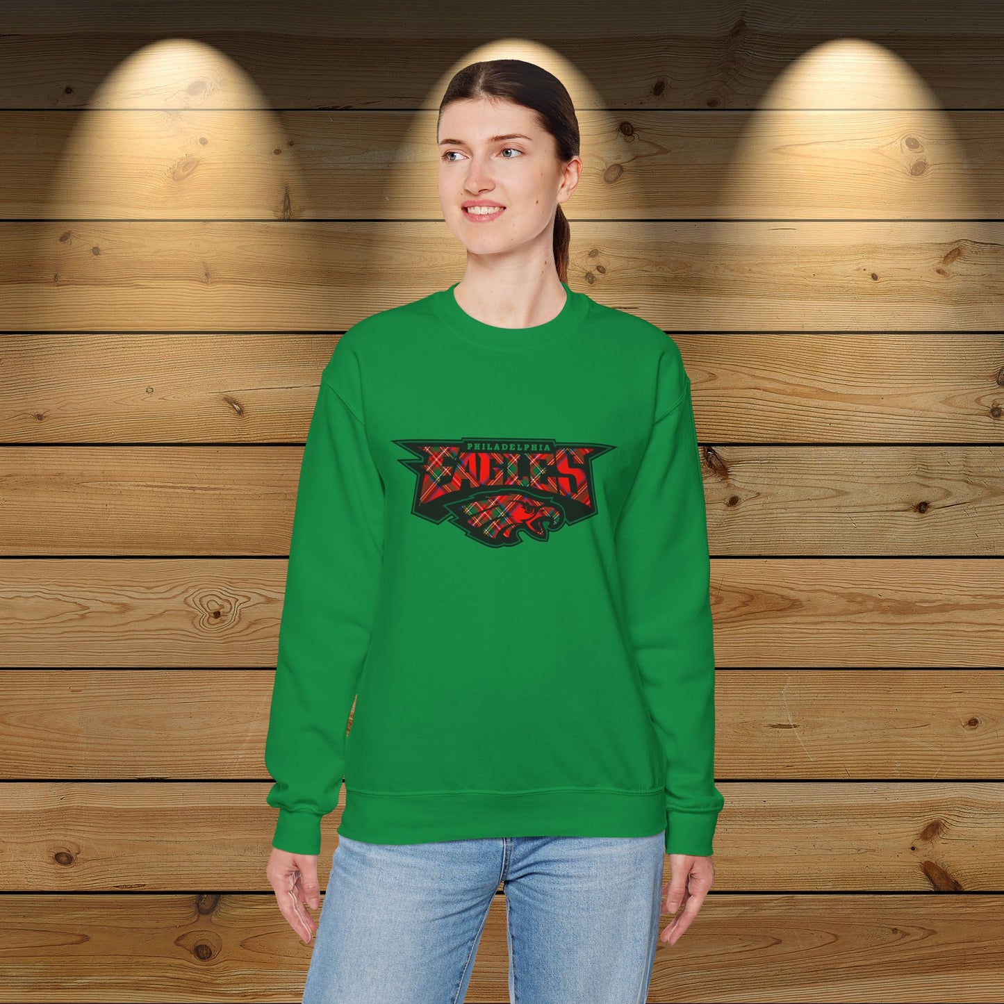 Eagles Unisex Christmas Tartan Sweatshirt