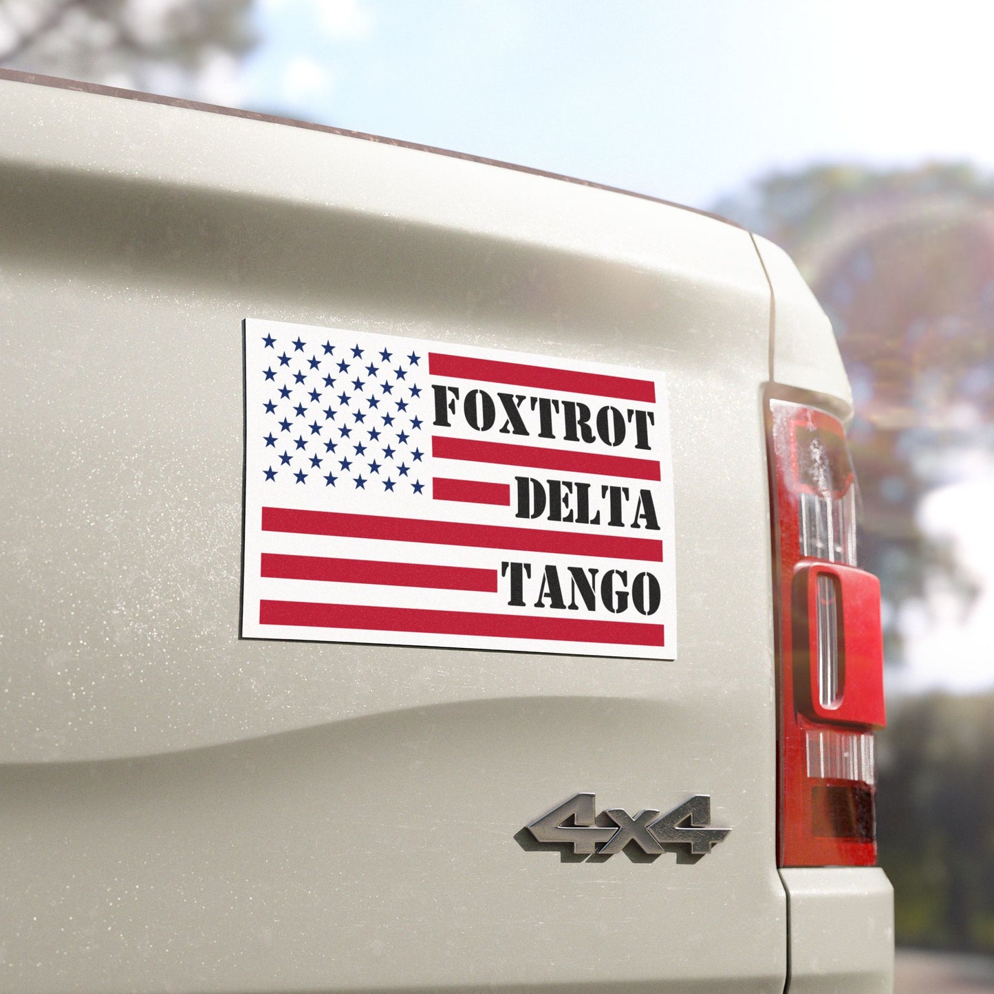 ‘Foxtrot Delta Tango' Car Magnet