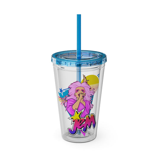 Jem and the Holograms Truly Outrageous Tumbler, 16oz