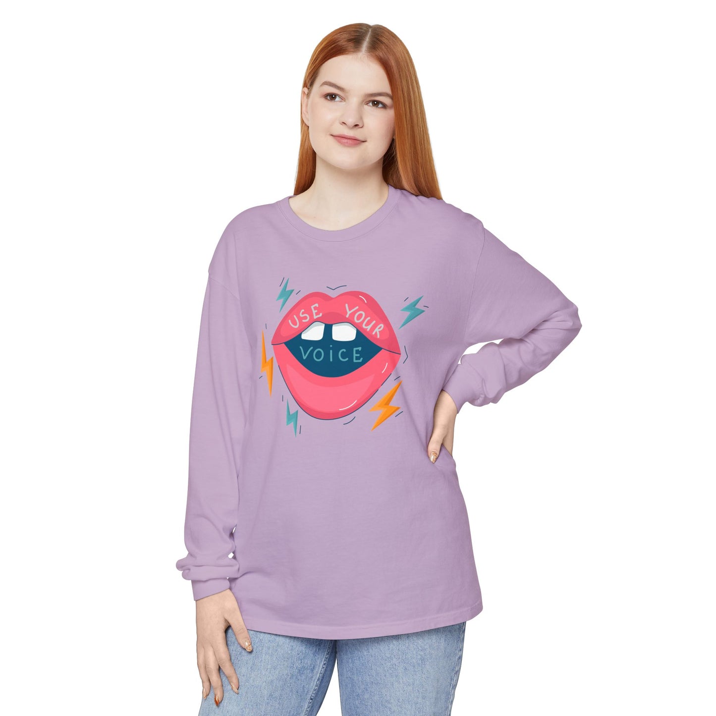 Unisex Long Sleeve Tee - “Use Your Voice…”