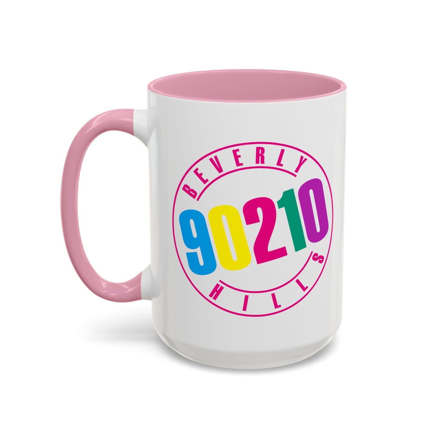 90210 Colorful Accent Mug (11oz & 15oz)