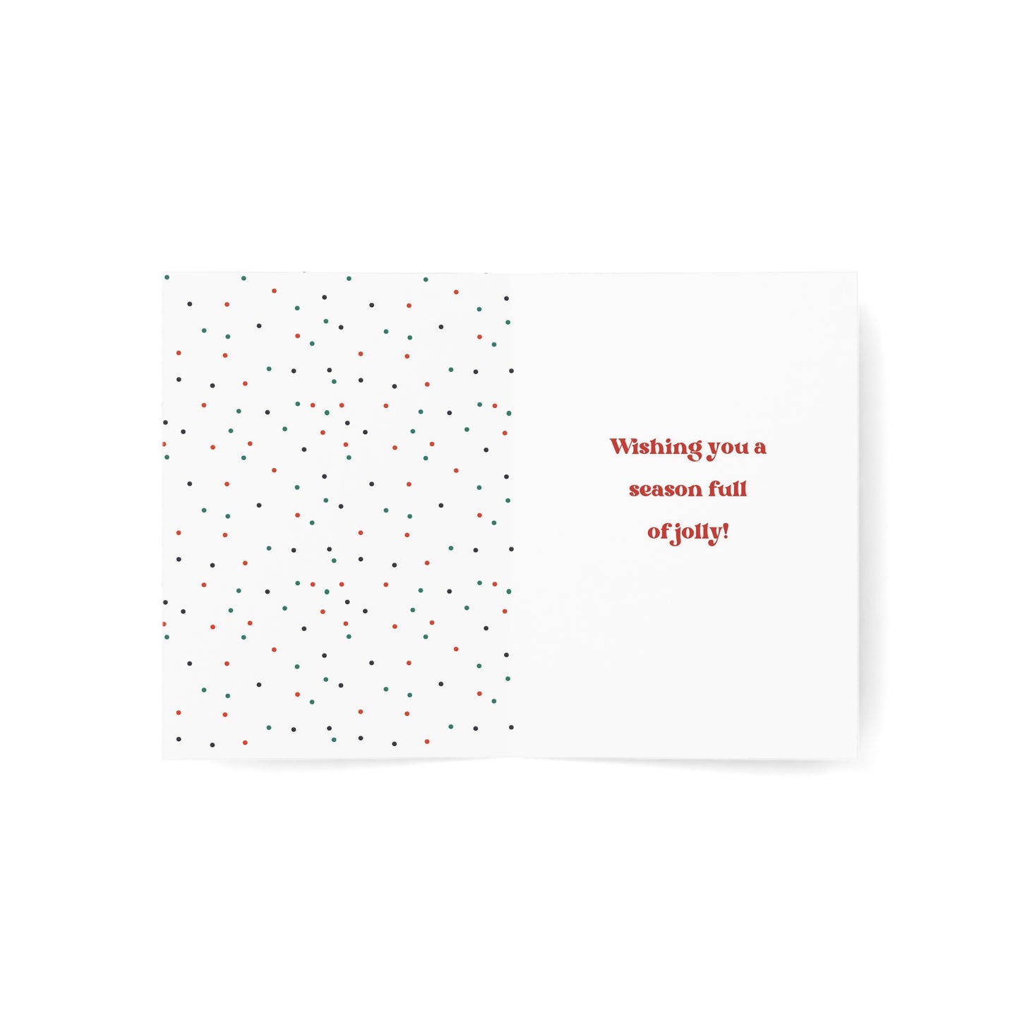 Retro Laughing Santa Christmas Greeting Card