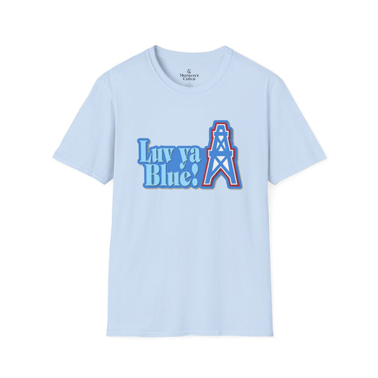 Houston Oilers “Luv Ya Blue” Unisex T-Shirt | Up to 5X
