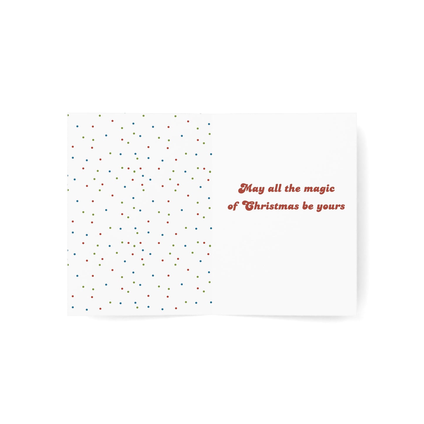 Retro Candy Cane Santa Christmas Greeting Card