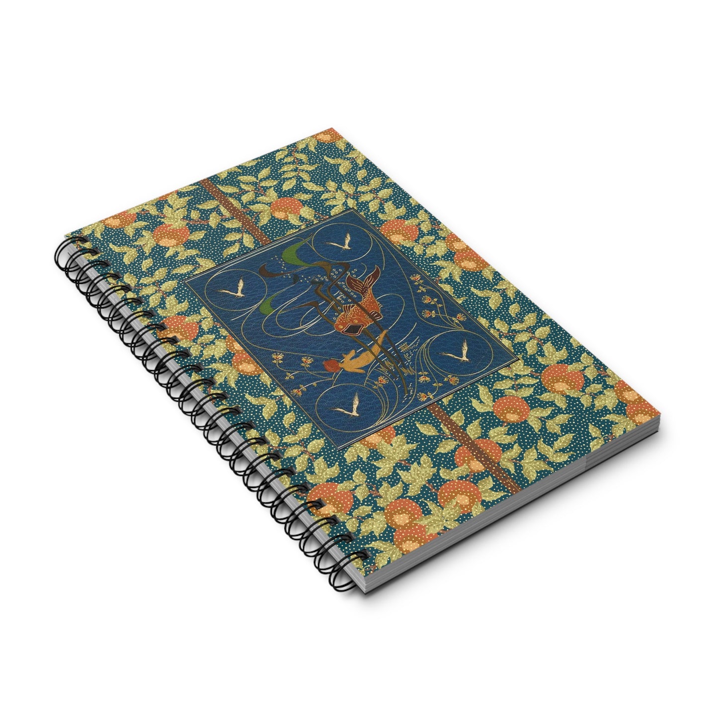 Asian Inspired Spiral Notebook | Blank, Dot Grid, Lined, Task