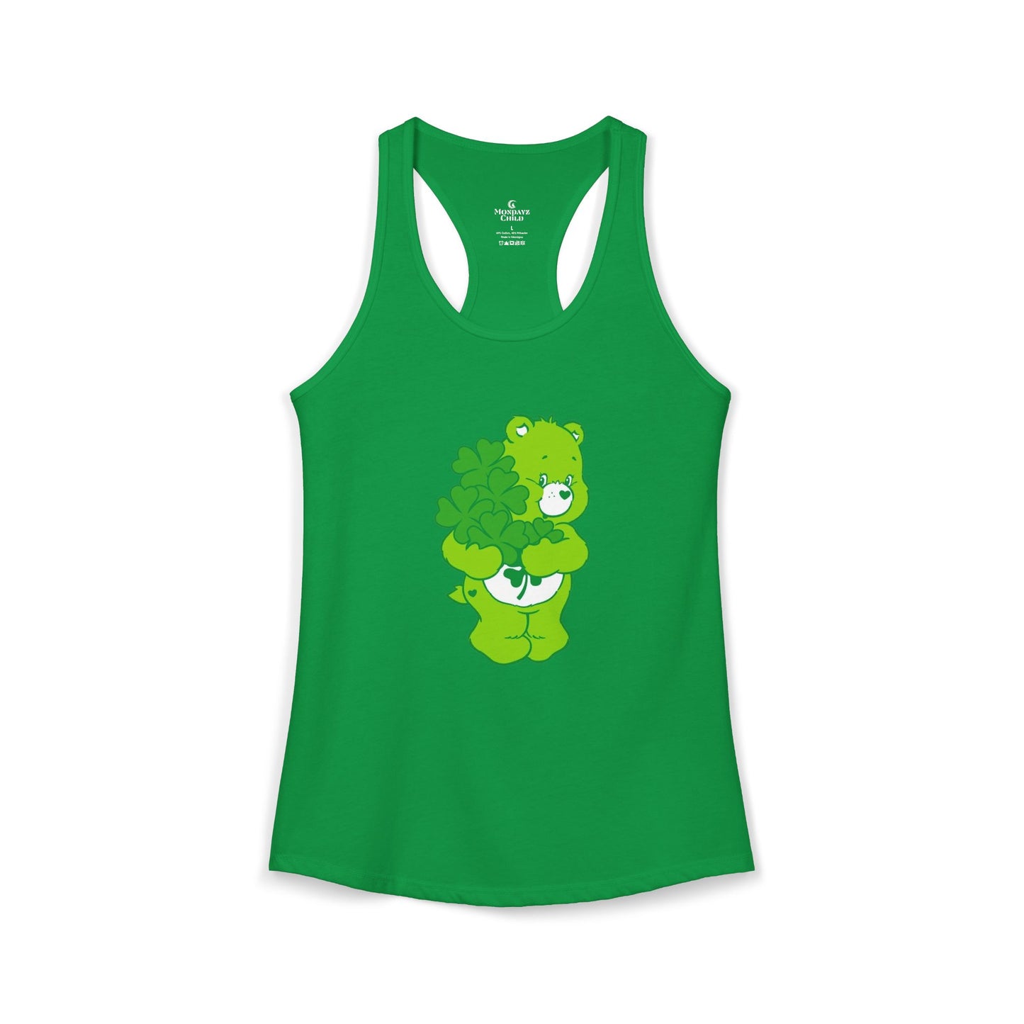 Care Bears Good Luck Bear Women's Racerback Tank