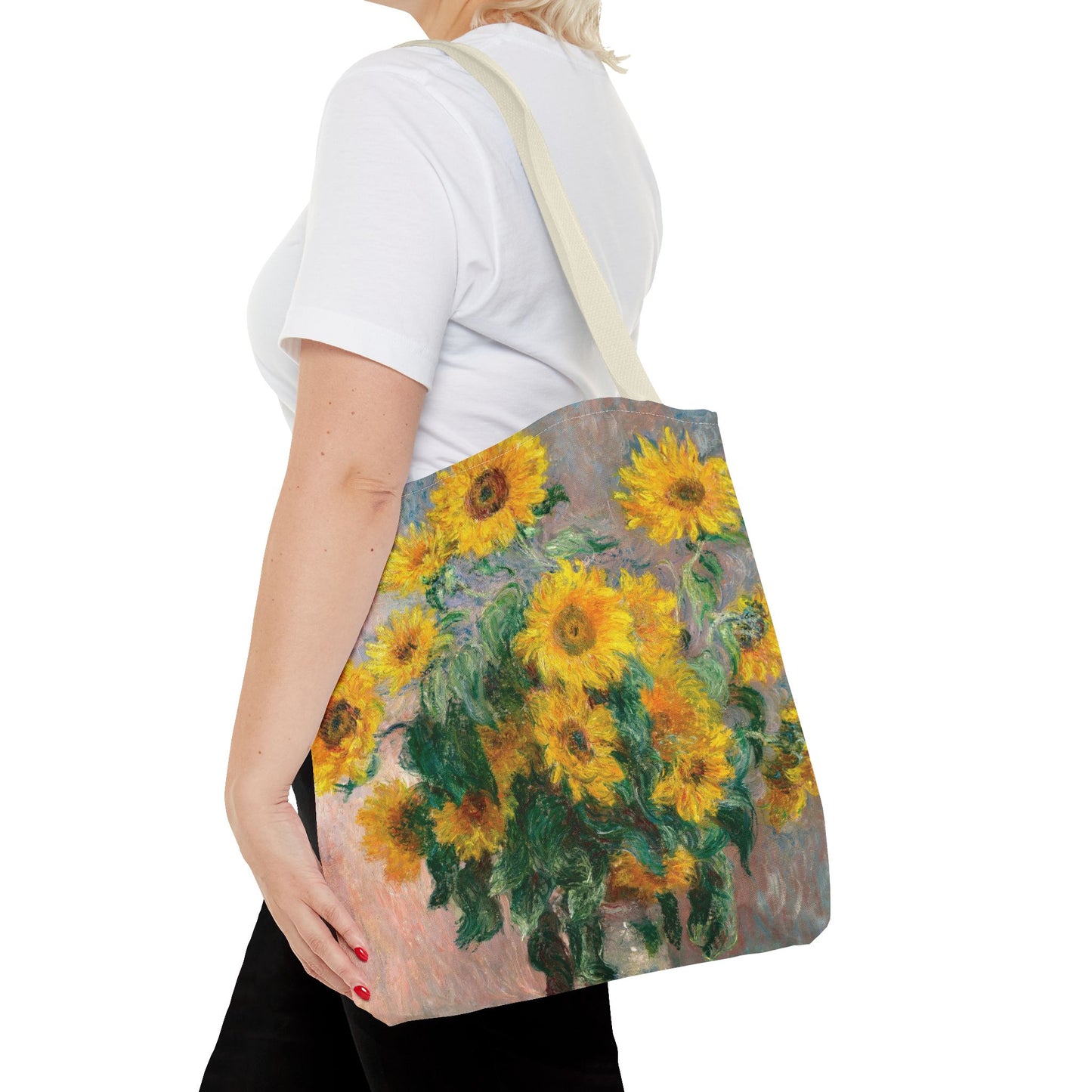 Monet’s Sunflowers Tote Bag