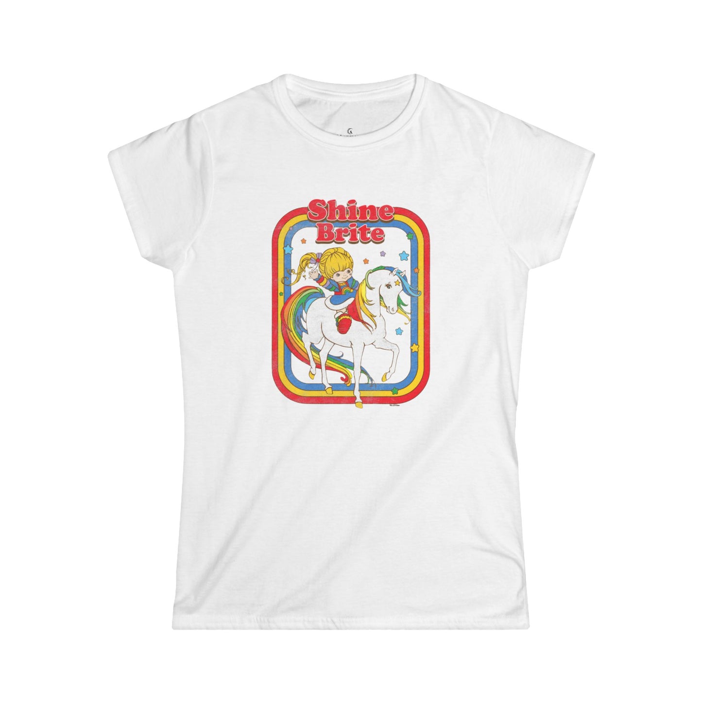 Rainbow Brite - Shine Brite - Women's Softstyle Tee