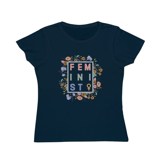 Floral Feminist Organic Graphic Tee
