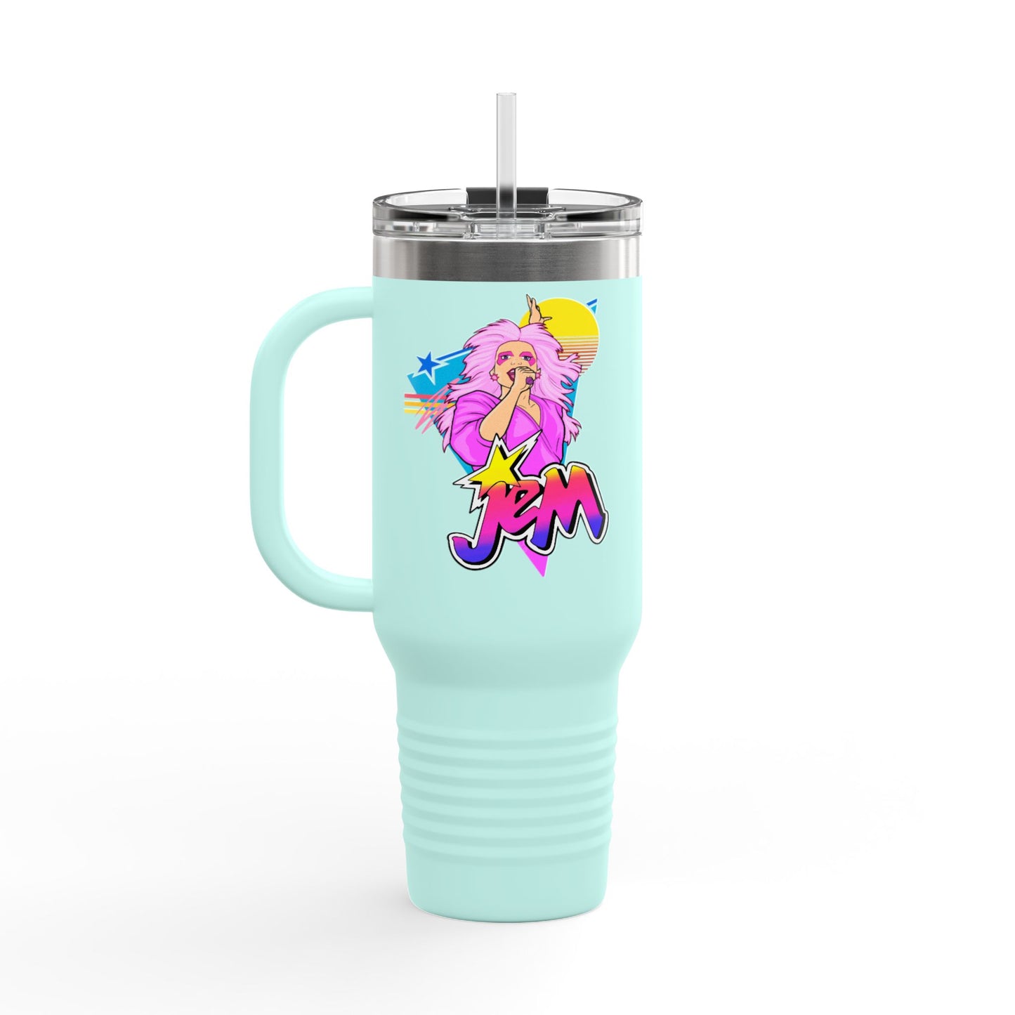 Jem and the Holograms Insulated Travel Mug, 40oz