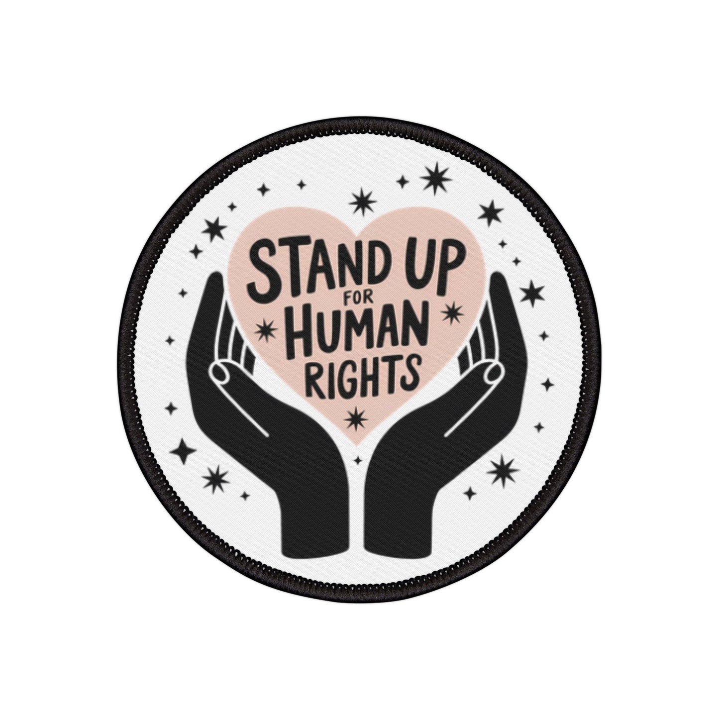 HUMAN RIGHTS Iron-on Patch