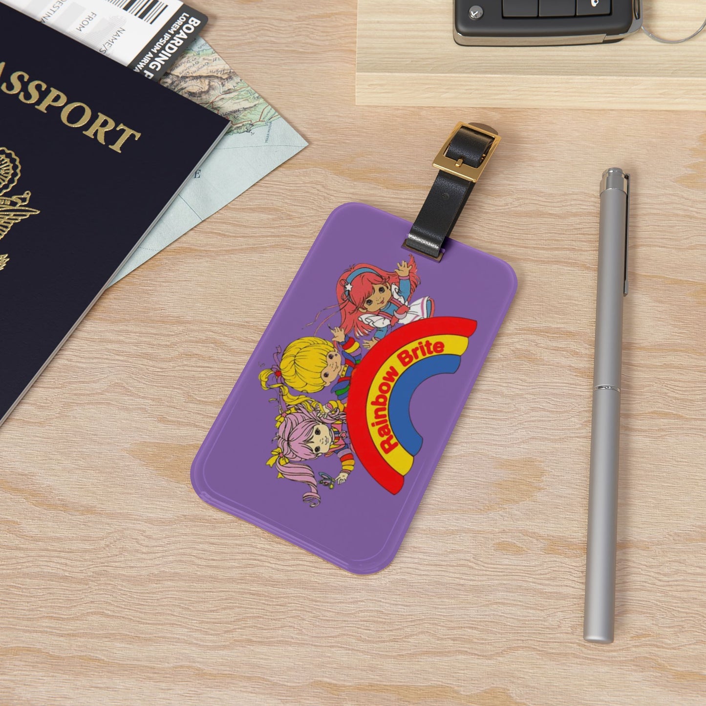 Rainbow Brite, Stormy, Tickled Pink Luggage Tag