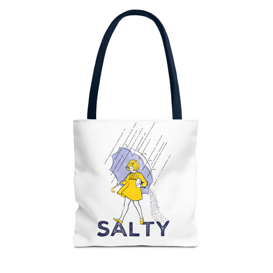 Salty Girl Rain Tote Bag