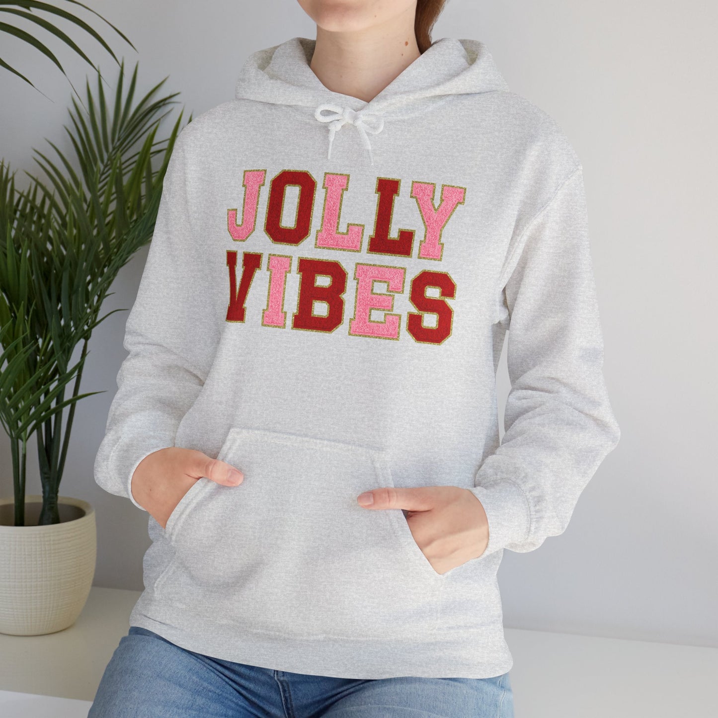 Christmas Unisex Hoodie: ‘Jolly Vibes’