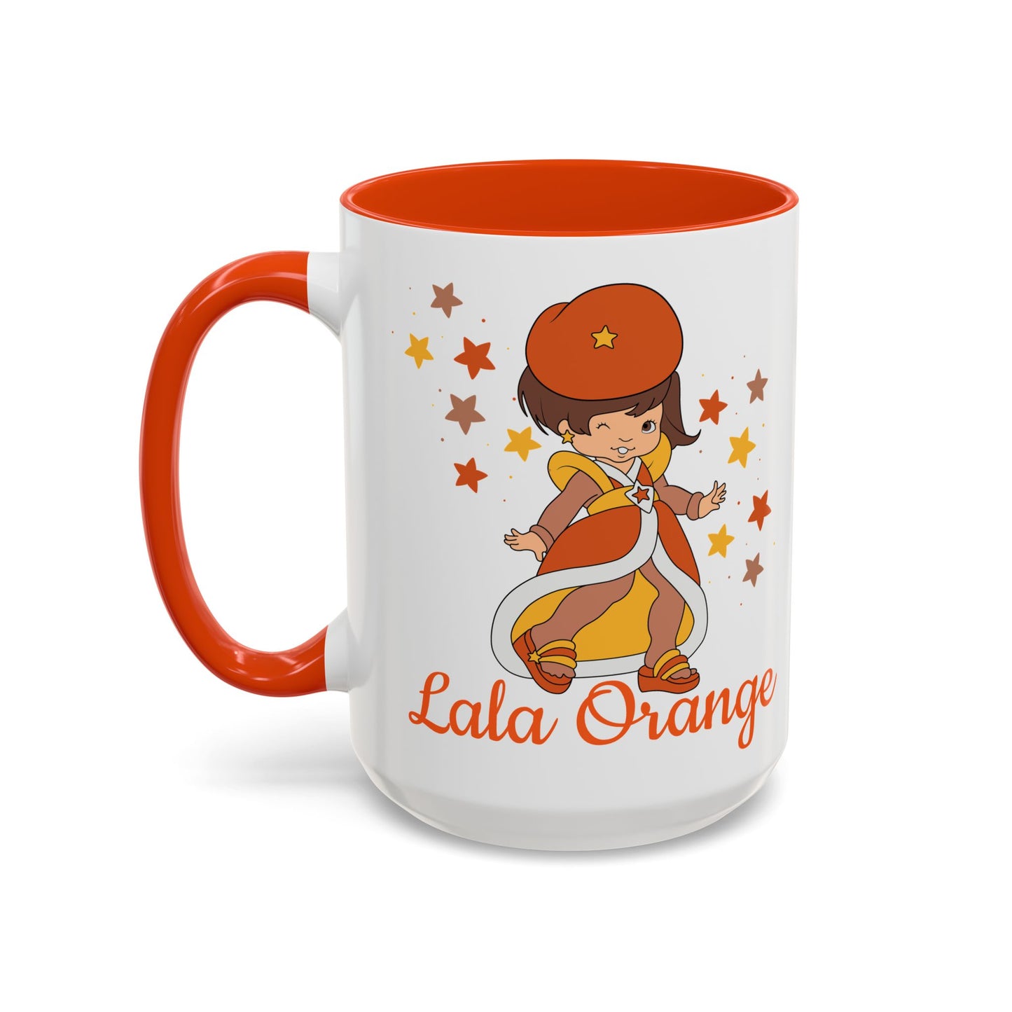 Rainbow Brite Color Kids Ceramic Mug - Lala Orange, 11oz/15oz
