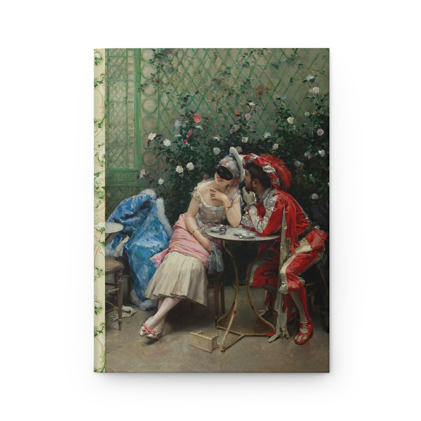 Vintage Masquerade Lined Hardcover Journal