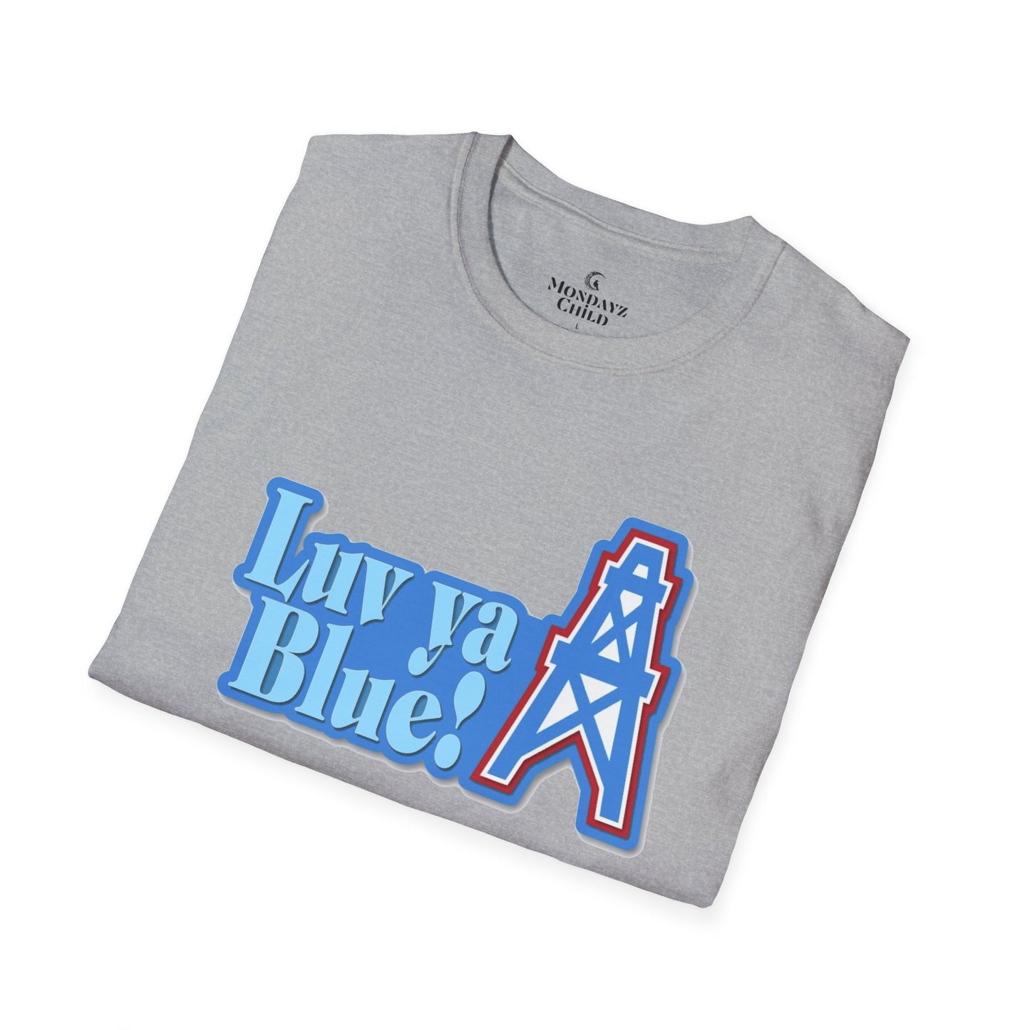 Houston Oilers “Luv Ya Blue” Unisex T-Shirt | Up to 5X