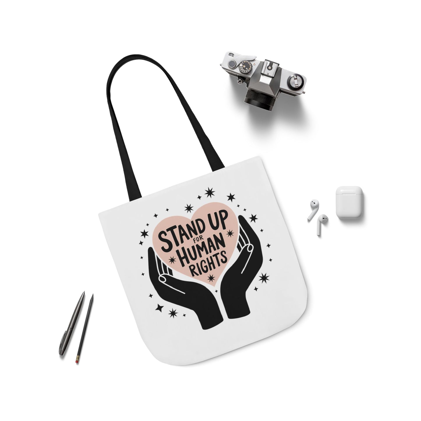 Human Rights Eco-Friendly Canvas Tote, 3 sizes