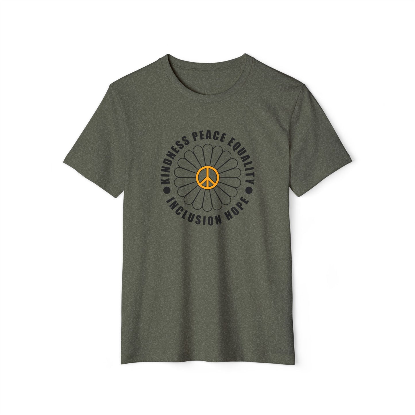 Eco-Friendly Unisex Tee - Kindness & Peace