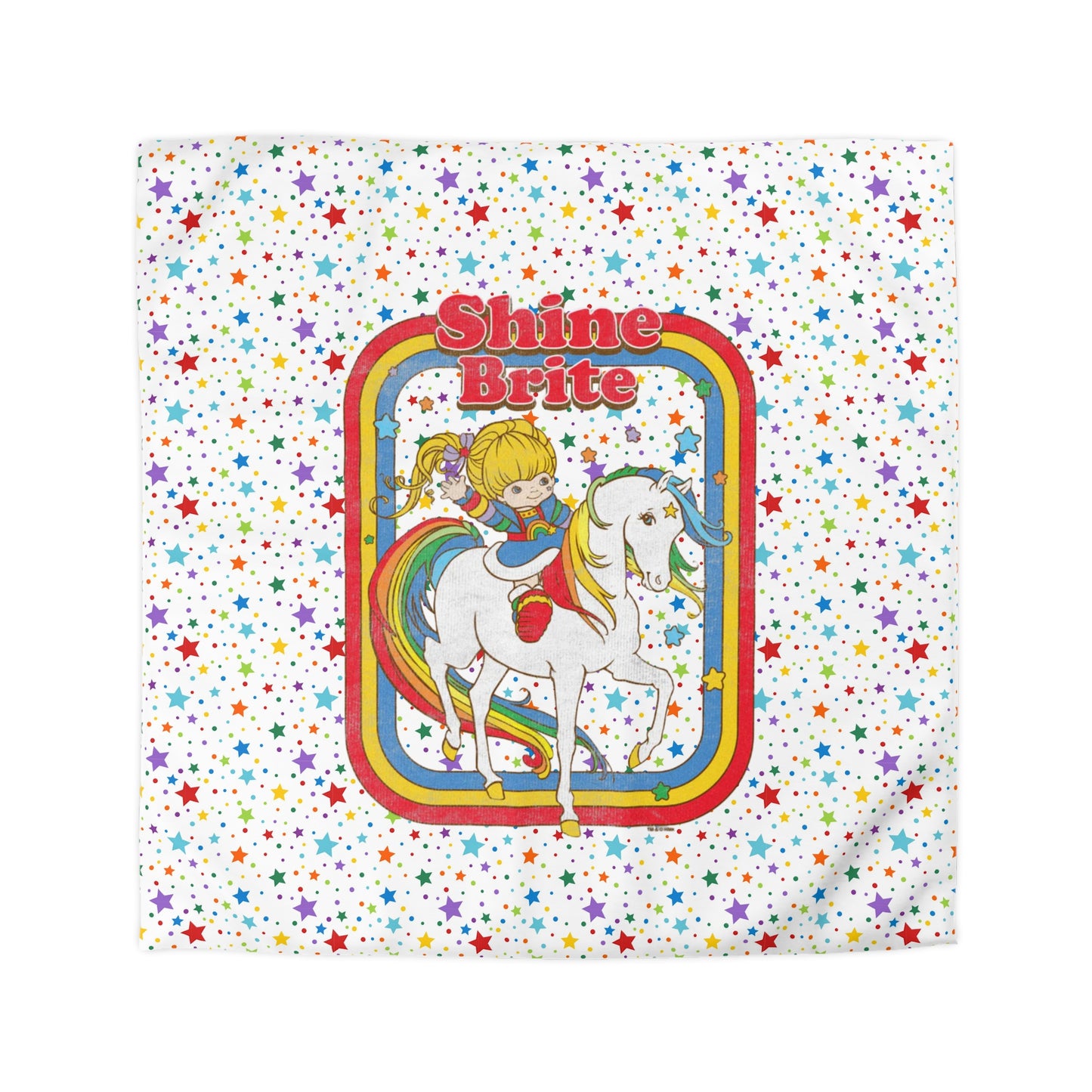 Rainbow Brite and Starlite Duvet Cover