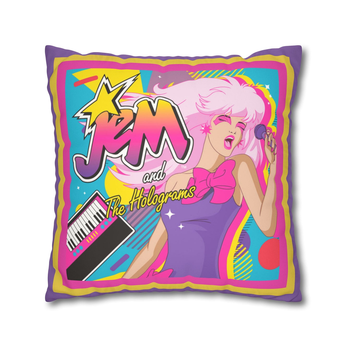Jem and the Holograms Cushion Cover