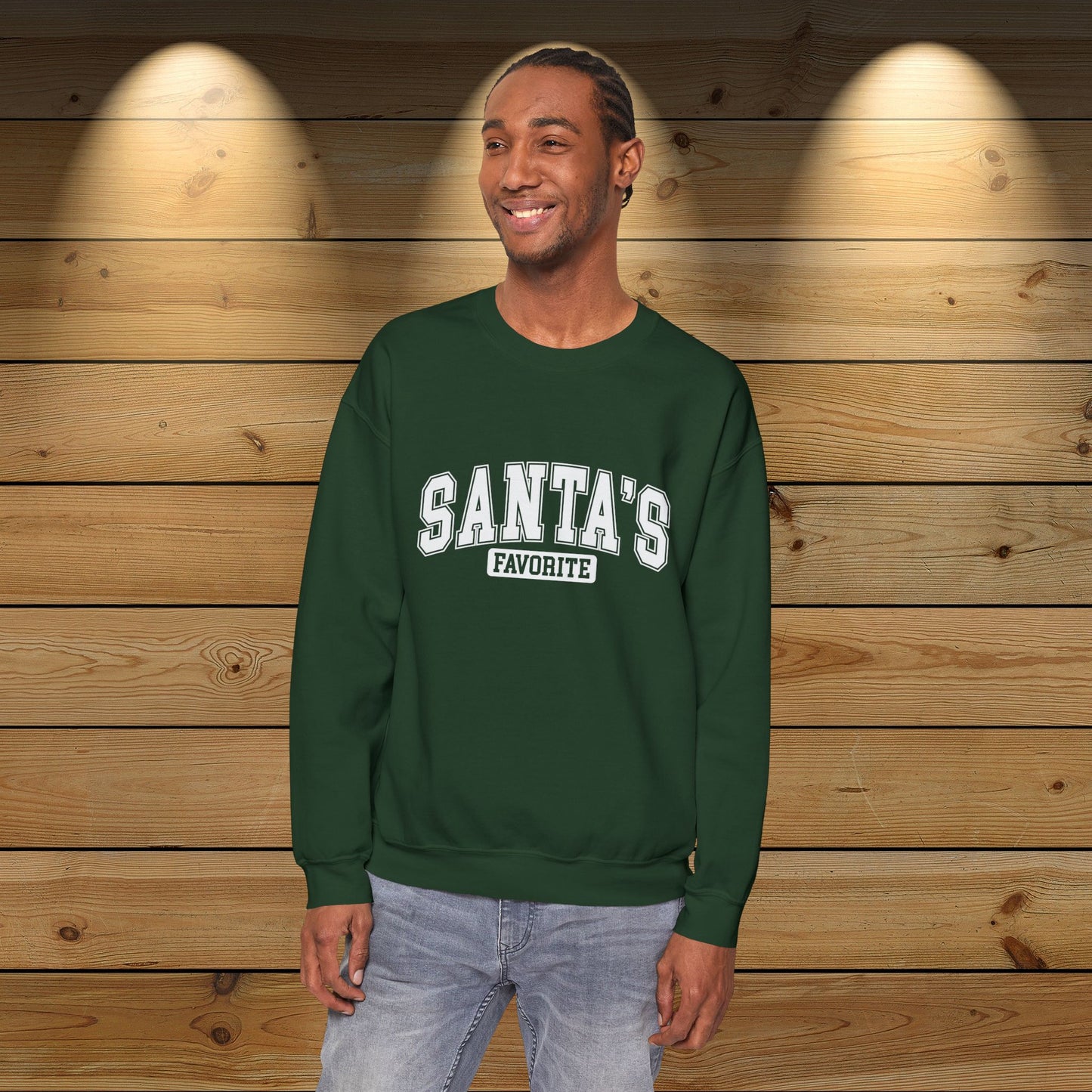 Christmas Unisex Sweatshirt: ‘Santa’s Favorite’