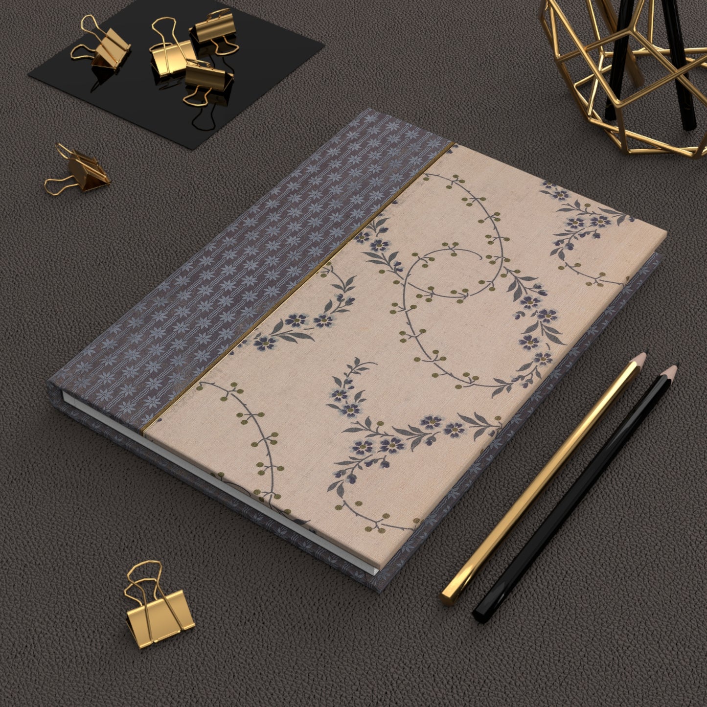 Elegant Floral Hardcover Journal